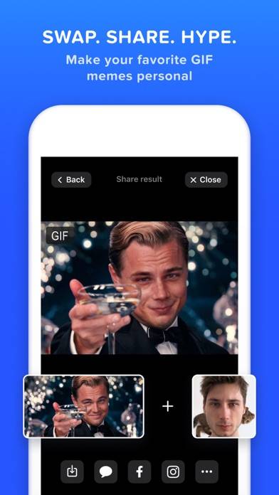 Reface: Face Swap Videos Schermata dell'app #1