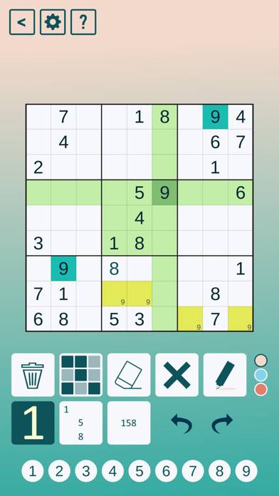 Classic Sudoku! Скриншот приложения #2