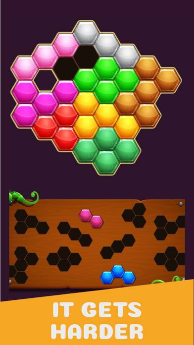 Hexa Grid Puzzle Spiel-Screenshot