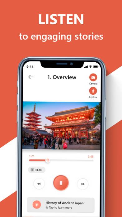 Tabi Audio Japan Guides App-Screenshot