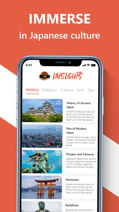 Tabi Audio Japan Guides App-Screenshot