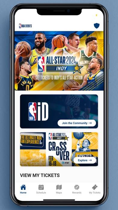 NBA Events App screenshot #1