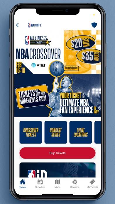 NBA Events App screenshot #2