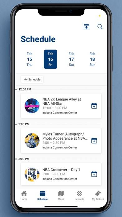 NBA Events App screenshot #3