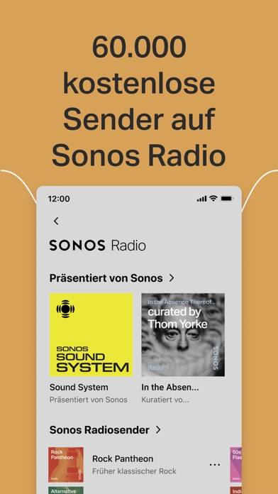 Sonos App skärmdump #5