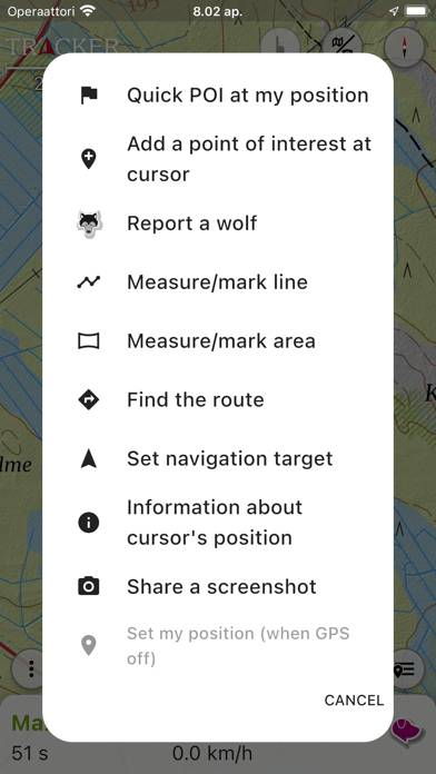 Tracker App skärmdump #3