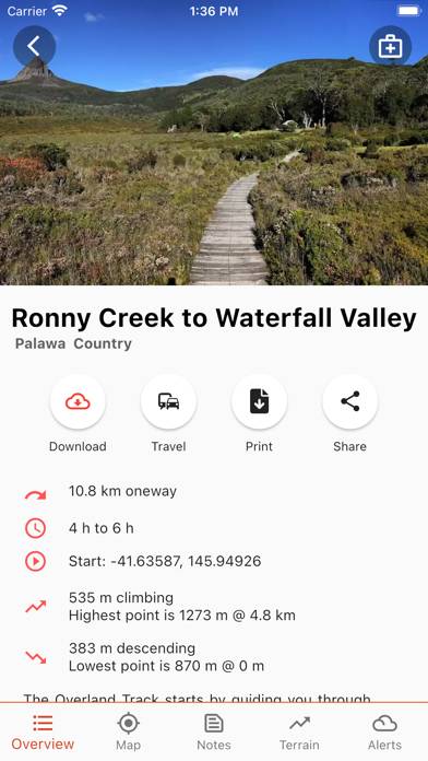 Overland Track screenshot