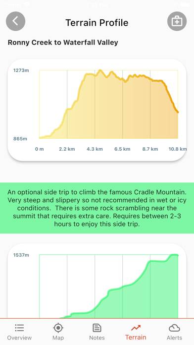 Overland Track App screenshot