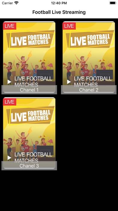 Football TV Live Streaming HD Schermata dell'app #3