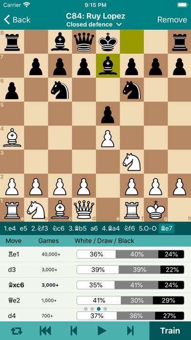 Chess Opener PRO skärmdump
