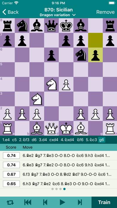 Chess Opener PRO Captura de pantalla de la aplicación #2