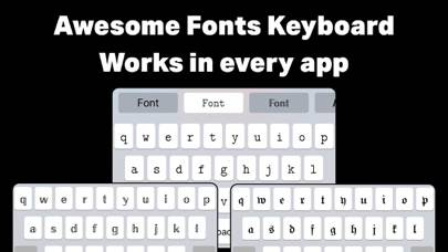 Keyboard Fonts plus plus Kibik App screenshot #1