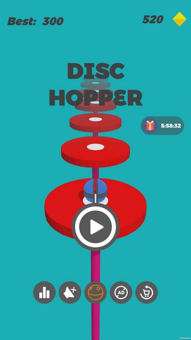 Téléchargement de l'application Disc Hopper