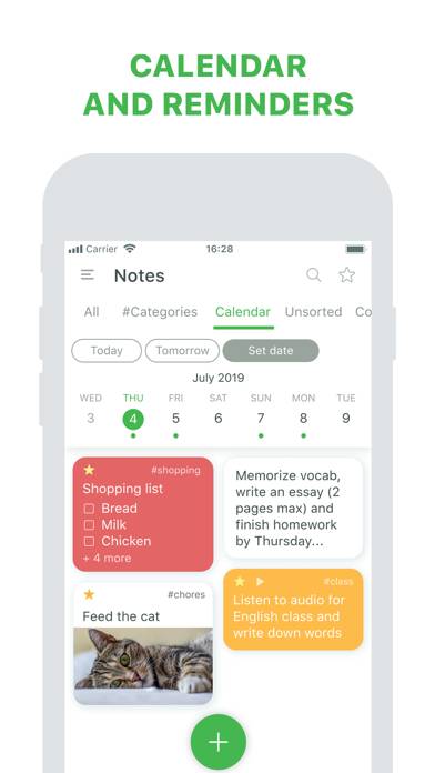 Notes: notepad and lists App screenshot #2