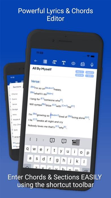 Songwriting Studio App screenshot