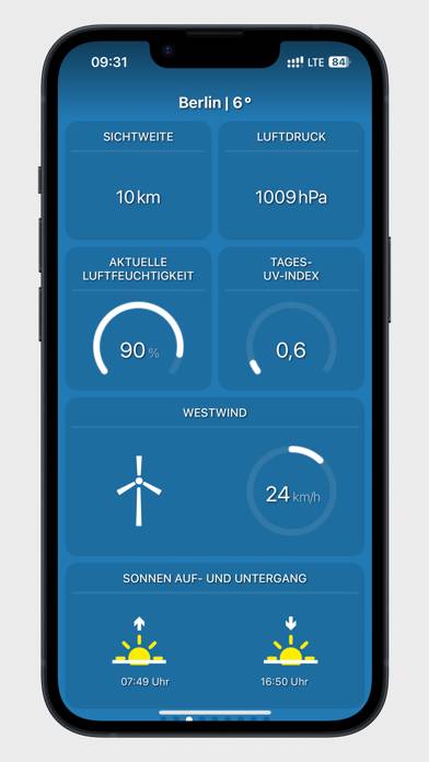 Mobilewetter App-Screenshot #4