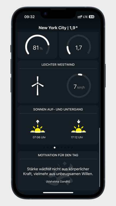 Mobilewetter App-Screenshot #5