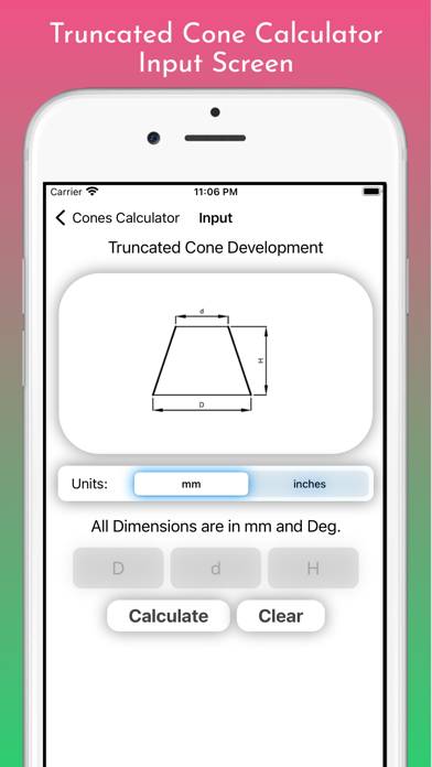 Cones Calculator Pro Schermata dell'app #5