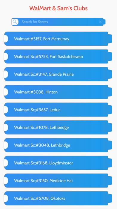 App to WalMart & Sam's Clubs App screenshot