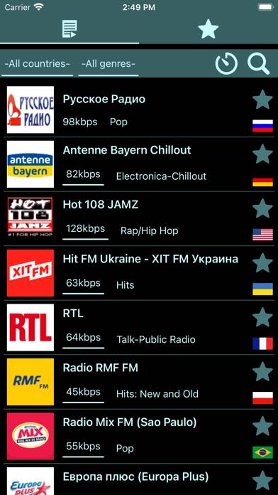 Radio Online ManyFM App screenshot