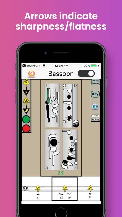 Bassoon Fingering & Tuning App screenshot #2