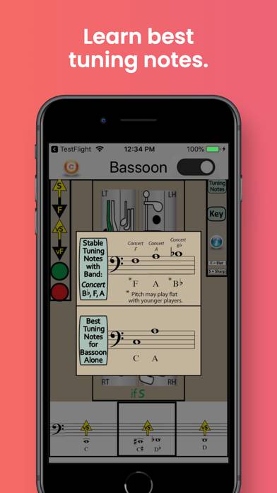 Bassoon Fingering & Tuning Schermata dell'app #5