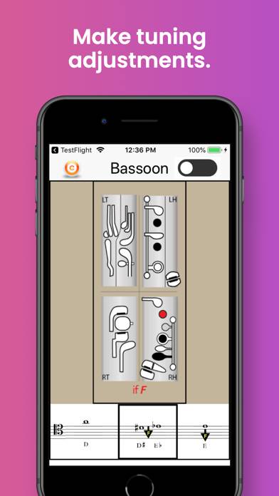 Bassoon Fingering & Tuning Schermata dell'app #6