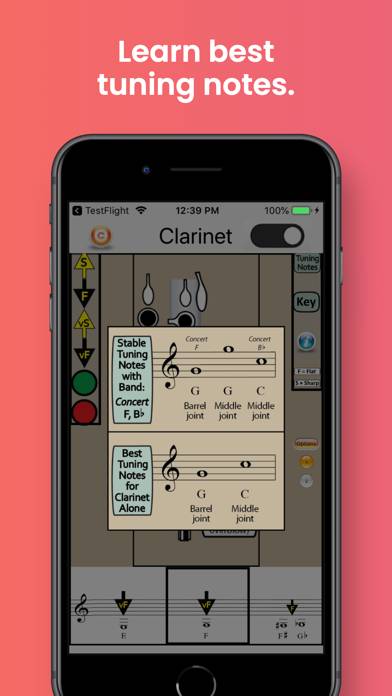 Clarinet Fingering & Tuning Schermata dell'app #5