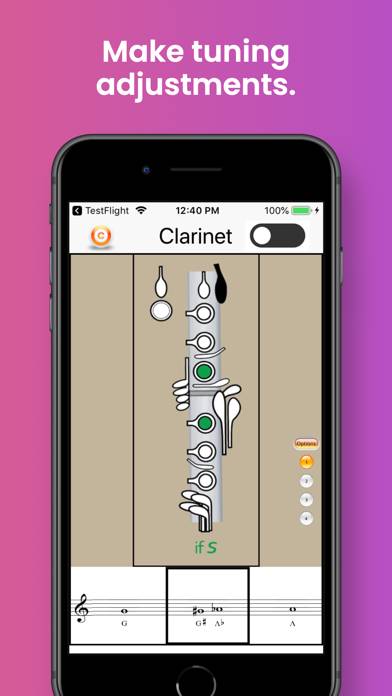 Clarinet Fingering & Tuning Schermata dell'app #6