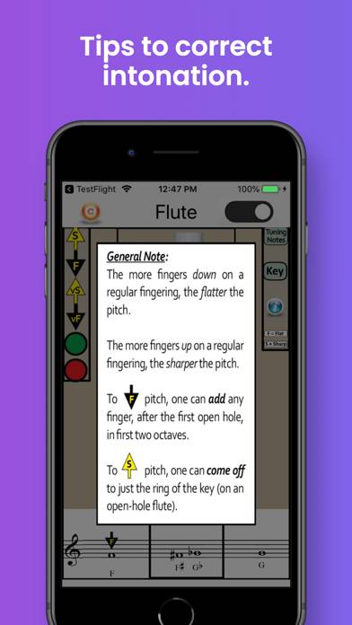 Flute Fingering & Tuning App screenshot #3