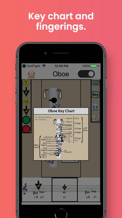 Oboe Fingering & Tuning App screenshot #1