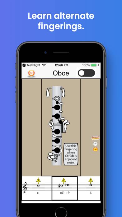 Oboe Fingering & Tuning App screenshot #4