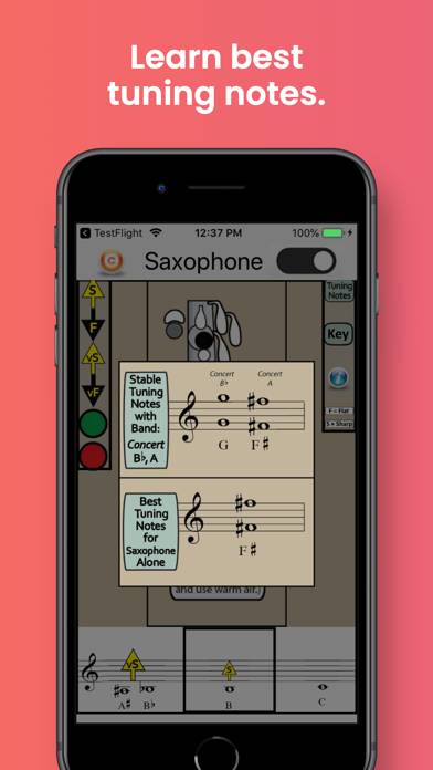 Saxophone Fingering & Tuning App screenshot #5