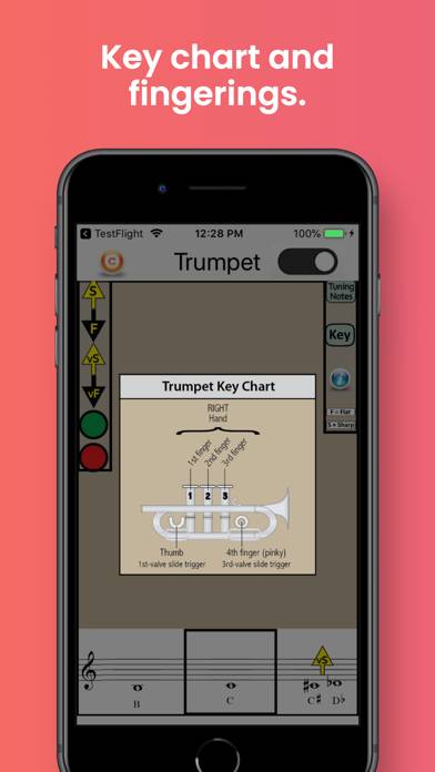 Trumpet Fingering & Tuning App skärmdump