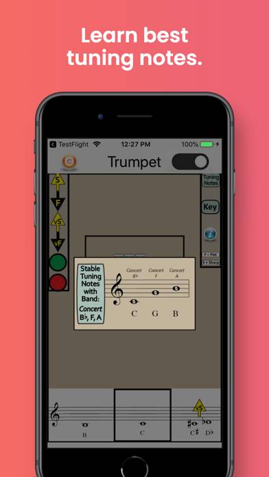 Trumpet Fingering & Tuning App skärmdump