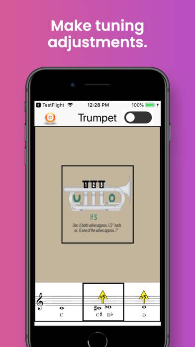 Trumpet Fingering & Tuning App skärmdump