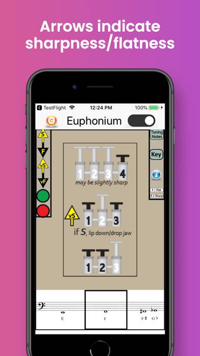 Euphonium Fingering & Tuning App screenshot #2