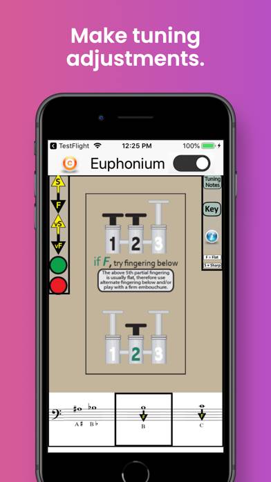 Euphonium Fingering & Tuning App screenshot #6