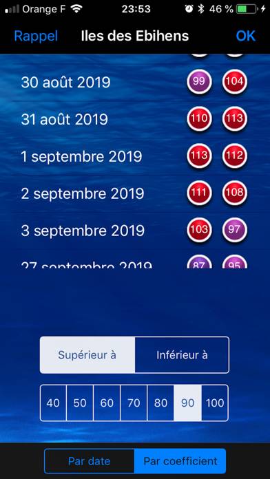 IMarées 2020 Capture d'écran de l'application #3