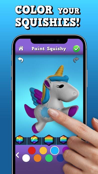 Squishy Magic: 3D Toy Coloring App screenshot #2