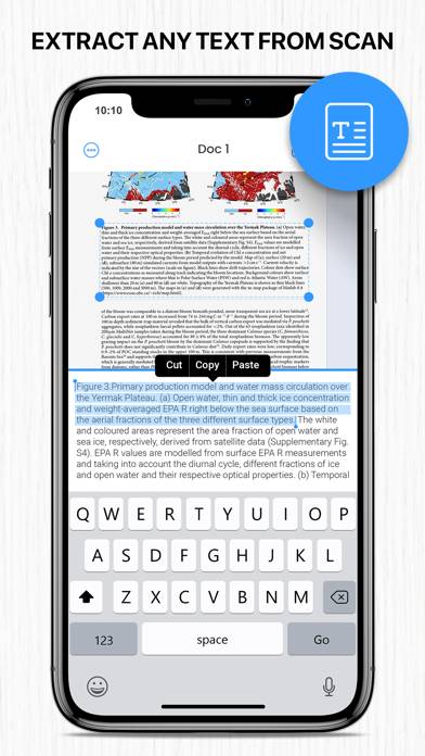 Scan to pdf app: text scanner Скриншот приложения #3