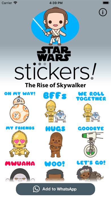 The Rise of Skywalker Stickers App screenshot #1