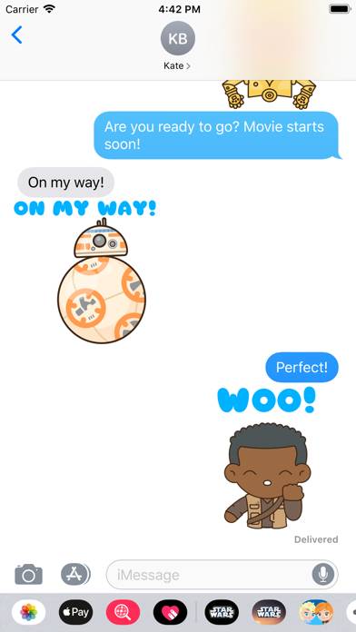 The Rise of Skywalker Stickers App screenshot #4