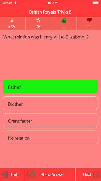 British Royals Trivia App screenshot #3