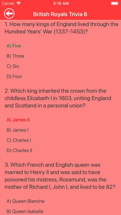 British Royals Trivia App screenshot #4
