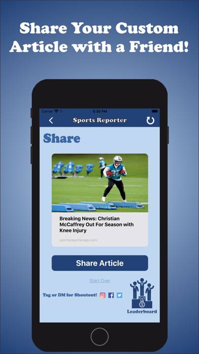 Sports Reporter App screenshot #2
