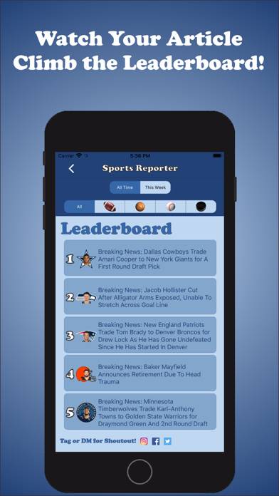 Sports Reporter App screenshot #3