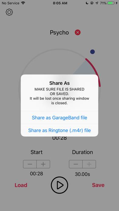 MusicToRingtone Schermata dell'app #3