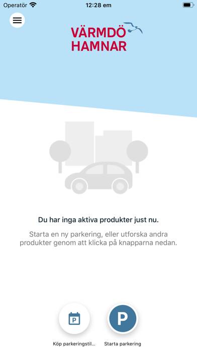 Värmdö Hamnar Parkering App skärmdump #1
