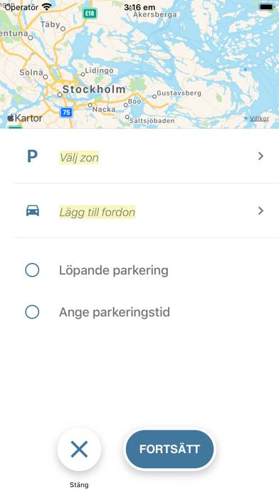 Värmdö Hamnar Parkering App skärmdump #4
